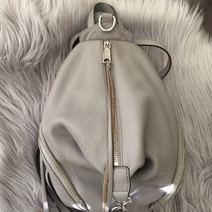 NWT Rebecca Minkoff Grey Medium Julian Backpack!!!